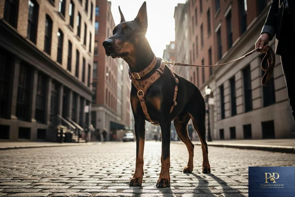 Brown - Doberman with Logo