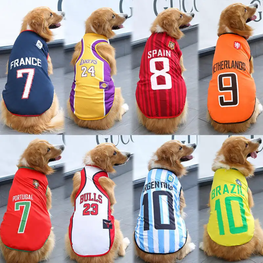 Breathable Soccer / Sports Jerseys For Dogs - Collection $19.99
