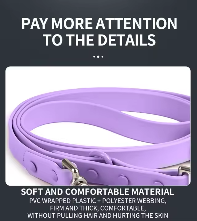 Harness, Leash, Collar Set - With Matching Poop bag