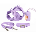 Harness Collar Leash Set - With Matching Poop Bag.